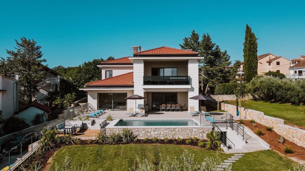 Luxury Villa Luana Malinska Buitenkant foto